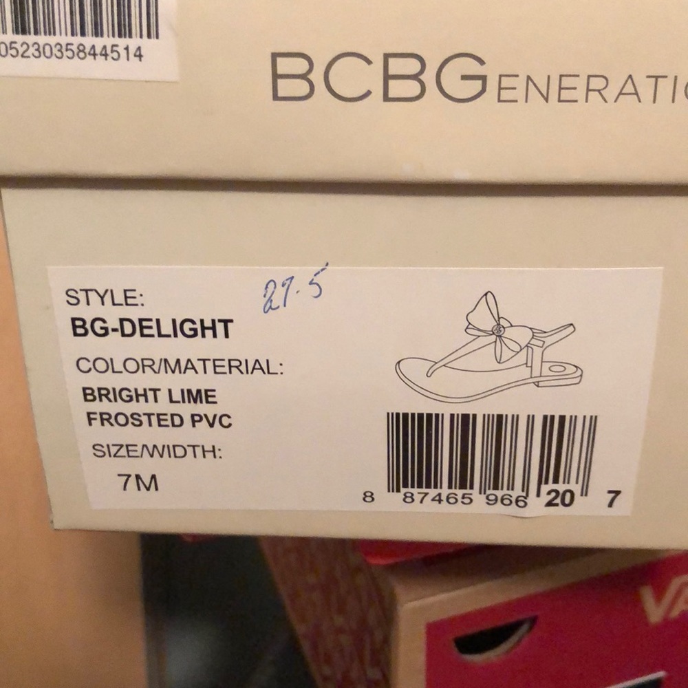 Slightly used bcbg yellow sandals
